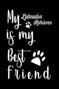 My Labrador Retriever is my best friend