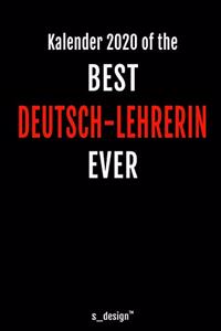 Kalender 2020 für Deutsch-Lehrer / Deutsch-Lehrerin