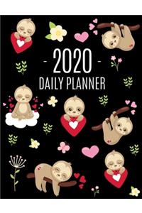 Baby Sloth Daily Planner 2020