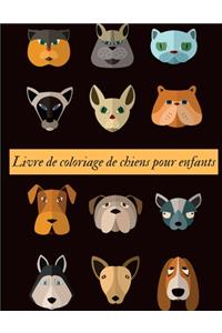 Livre de coloriage de chiens pour enfants