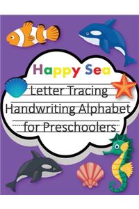 Happy Sea Letter Tracing Book Handwriting Alphabet for Preschoolers