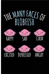 The Many Faces of Blobfish Happy Sad Calm Excited Depressed Angry