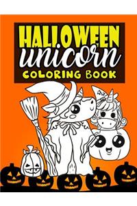 Halloween Unicorn Coloring Book