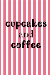Cupcakes and Coffee - Notebook Composition (Book Journal 6x9)