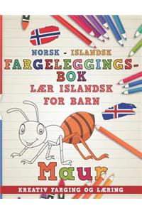 Fargeleggingsbok Norsk - Islandsk I L