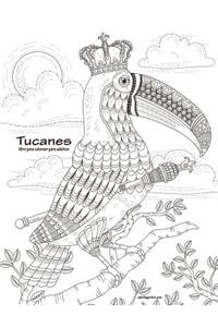 Tucanes libro para colorear para adultos 1
