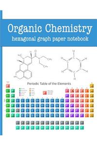 Organic Chemistry Hexagonal Graph Paper Notebook