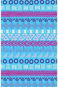 Bullet Journal Tribal Art Pattern Blue