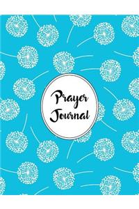 Prayer Journal Notebook Dandelions Pattern 2