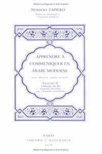 Apprendre a Communiquer En Arabe Moderne