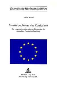 Strukturprobleme des Curriculum