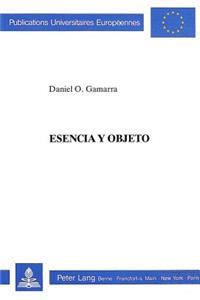 Esencia Y Objeto