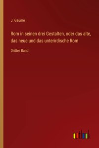 Rom in seinen drei Gestalten, oder das alte, das neue und das unterirdische Rom