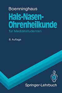 Hals-Nasen-Ohrenheilkunde Fur Medizinstude