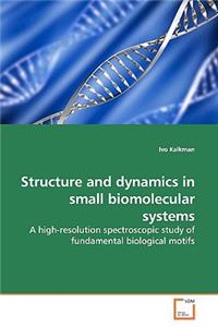 Structure and dynamics in small biomolecular systems