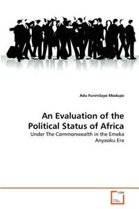 Evaluation of the Political Status of Africa