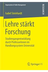 Lehre Stärkt Forschung