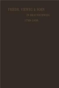 Verlagskatalog von Friedr. Vieweg & Sohn in Braunschweig