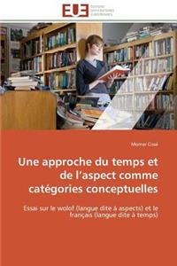 approche du temps et de l aspect comme catégories conceptuelles