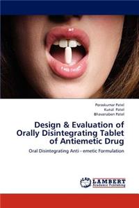 Design & Evaluation of Orally Disintegrating Tablet of Antiemetic Drug