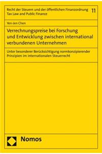 Verrechnungspreise Bei Forschung Und Entwicklung Zwischen International Verbundenen Unternehmen