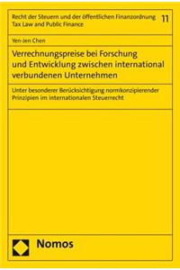 Verrechnungspreise Bei Forschung Und Entwicklung Zwischen International Verbundenen Unternehmen