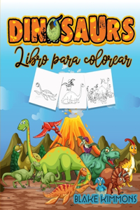 Libro para colorear de dinosaurios