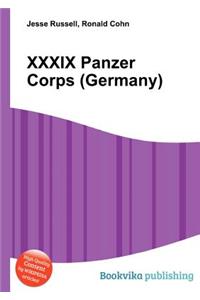 XXXIX Panzer Corps (Germany)