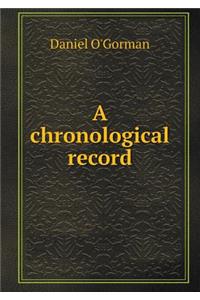 A Chronological Record