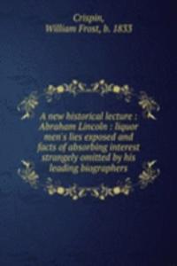 new historical lecture