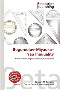 Bogomolov-Miyaoka-Yau Inequality