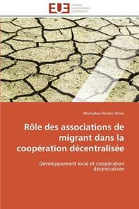 R�le Des Associations de Migrant Dans La Coop�ration D�centralis�e