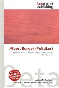 Albert Burger (Politiker)