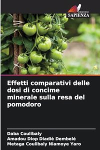 Effetti comparativi delle dosi di concime minerale sulla resa del pomodoro