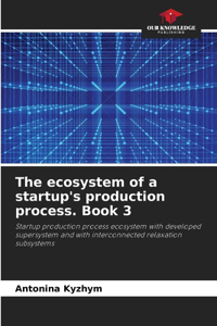 The ecosystem of a startup's production process. Book 3