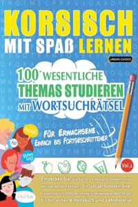 Korsisch Mit Spaß Lernen - Für Erwachsene