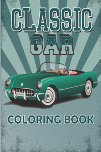 Classic Car Coloring Book