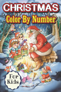 Christmas Color By Number For Kids