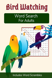 Bird Watching Word Search For Adults