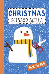 Christmas Scissor Skills Book for Kids