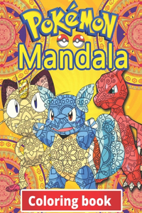 Pokemon Mandala Coloring Book