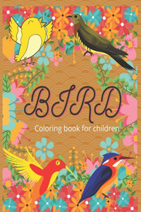 Bird coloring book for children