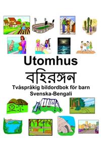 Svenska-Bengali Utomhus Tvåspråkig bildordbok för barn