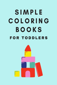 Simple Coloring Books For Toddlers