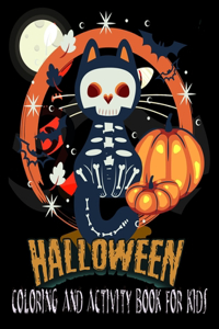 Halloween coloring And Activity Book For Kids