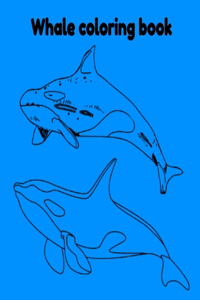 Whale coloring book