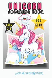 unicorn coloring book for kids ages 2-5