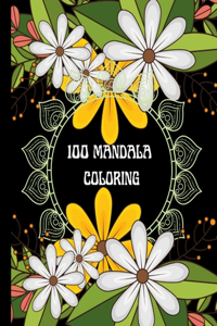 100 Mandala coloring Book