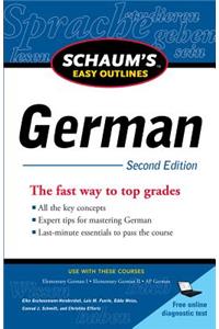 Schaum's Easy Outlines: German