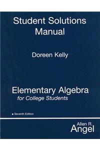 Elementary Algebra for College Students, Student Solutions Manual